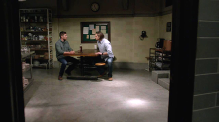 Sam comes over to talk to Dean, er, I mean, break his heart. Sam comes over to talk to Dean, er, I mean, break his heart.